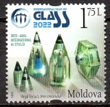 MOLDOVA 2022, Arta, Obiecte din sticla, serie neuzata, MNH