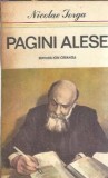 Pagini alese - Nicolae Iorga