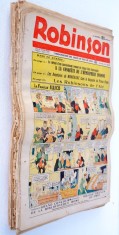 Revista de benzi desenate in limba franceza - Robinson 1937 - 1938 - 1939- 1940