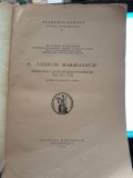 IL LEXICON MARSILIANUM - CARLO TAGLIAVINI