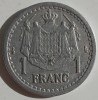 Moneda Monaco - 1 Franc 1943, Europa