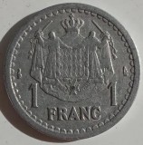 Moneda Monaco - 1 Franc 1943