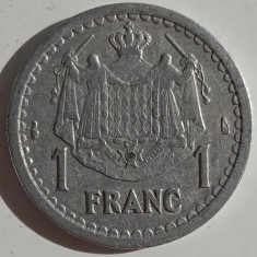 Moneda Monaco - 1 Franc 1943