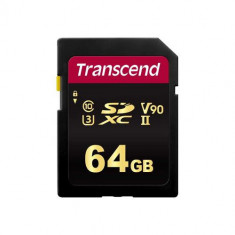 Card de memorie Transcend Industrial 700S SDXC, 64GB, Clasa 10, UHS-II, U3