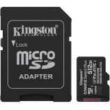 Card de memorie Kingston SDCS3/512GB MicroSDXC, 512GB, Select Plus, Clasa 10 UHS-I + Adaptor