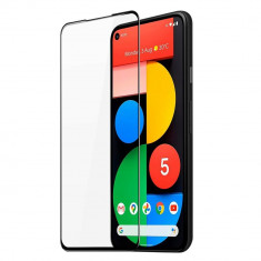 Folie de Protectie Dux Ducis 9D pentru Google Pixel 5, Sticla Temperata, Case Friendly, Negru foto