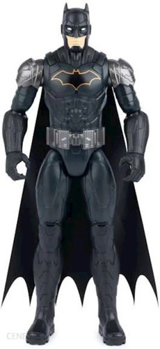 Figurina Spin Master Combat Batman in Armura Neagra cu Elemente Argintii 25cm,