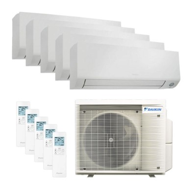 Aparat de aer conditionat multisplit Daikin Perfera cu cinci unitati interne Perfera FTXM-A, 4 x 7000 BTU, 1 x 12000 BTU, Unitate externa 31000 BTU, A foto