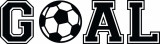 Cumpara ieftin Sticker decorativ, Text Fotbal, Negru, 10101ST-1, Oem