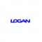 Set 4 stickere auto pentru etrier frana Logan, 8x2 cm, Albastru