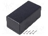 Carcasa ABS, 66mmx131mmx55mm, IP65, HAMMOND - 1594DWBK