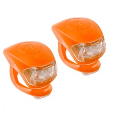 Set Flash cu Baterii M-WAVE COBRA IV -Portocaliu foto
