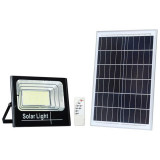 Proiector LED cu panou solar, telecomanda, 1500W