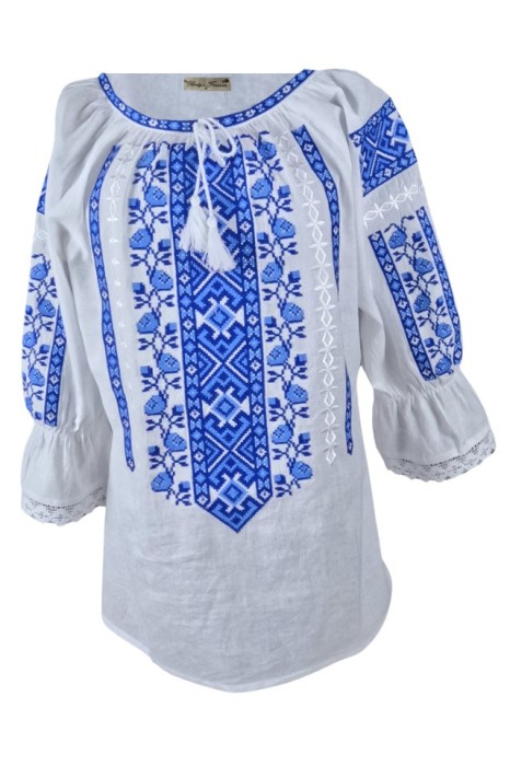 Bluza dama tip ie RD24, alb/albastru cosmic , marimea XL