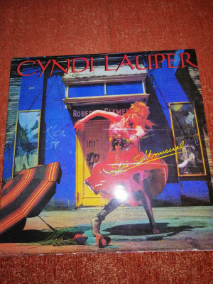 Cyndi Lauper She&amp;rsquo;s So Unusual Epic 1984 India vinil vinyl foto