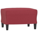Cumpara ieftin Taburet, rosu vin, 60x50x41 cm, piele ecologica
