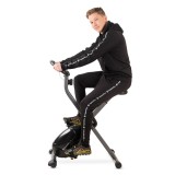 Bicicleta Magnetica Pliabila inSPORTline Xbike, Negru FitLine Training