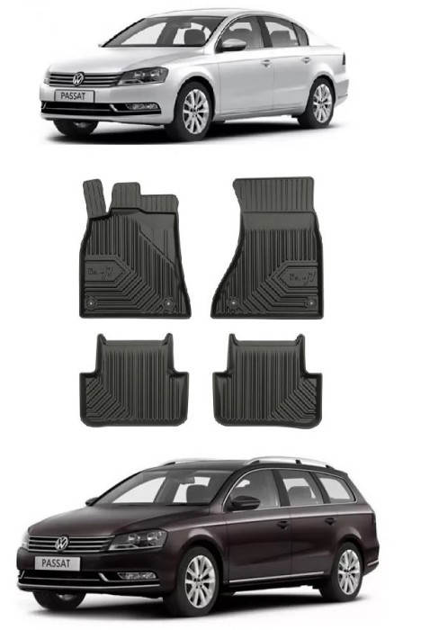 Set Covorase Auto Cauciuc Volkswagen Passat B7 (2010-2014)