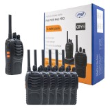 Aproape nou: Kit 6 statii radio portabile PNI PMR R40 PRO acumulatori, incarcatoare