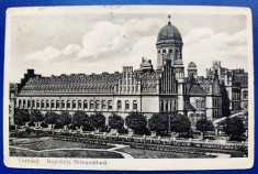 Bucovina - 1936 - Cernauti - Resedinta Mitropolitana - tip fotografie, circulata la Zam, 3 timbre intacte, stampile lizibile