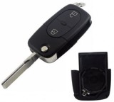 Set 2 bucati - Carcasa cheie Topautochei&amp;#174; compatibila cu Audi A3 A4 A6, suport pentru baterie tip CR2032