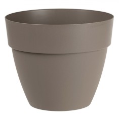 Ghiveci Flori, Plastic, Mocca, Diametru 25 cm