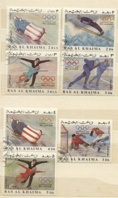 Ras Al Khaima 1967 Sport, Olympics, used AH.010 foto