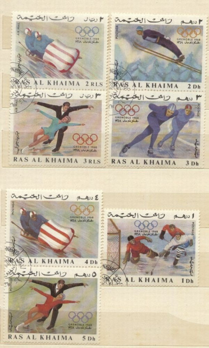 Ras Al Khaima 1967 Sport, Olympics, used AH.010