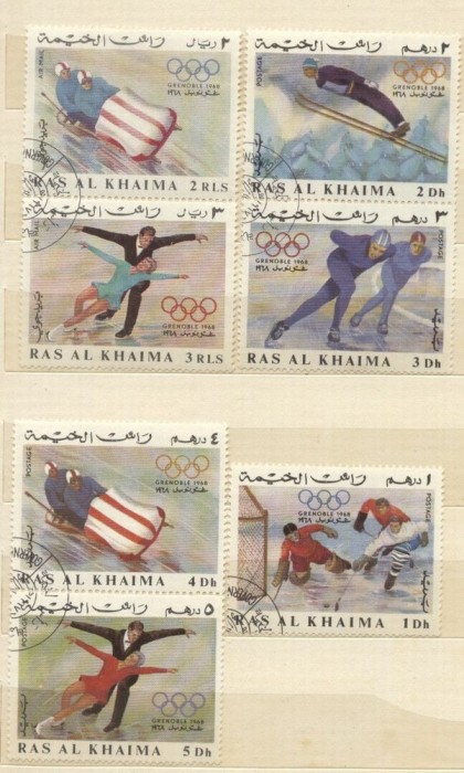 Ras Al Khaima 1967 Sport, Olympics, used AH.010