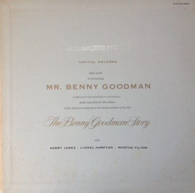 Vinil &amp;quot;Japan Press&amp;quot; Mr. Benny Goodman With ...&amp;ndash; The Benny Goodman Story(VG) foto