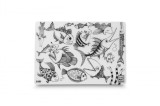 Plansa reutilizabila Funny Mat pentru colorat model Pestisori, 48x33.5 cm
