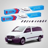 Cumpara ieftin Ștergătoare Mercedes-Benz Vito W639 Facelift 09.2010-12.2014 | Set Față Flat &ndash; TeamCar&reg;