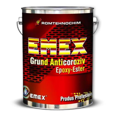 Grund Anticoroziv Epoxi-Ester &amp;ldquo;Emex&amp;rdquo; - Gri - Bid. 6 Kg foto