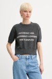 The Kooples pulover din amestec de l&acirc;nă culoarea gri, FPUL30012K