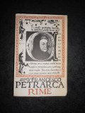 FRANCESCO PETRARCA - RIME