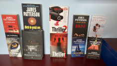 LOT 10 carti James Patterson - thriller,crima,mister - vechi si rare foto