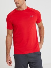 Tricou barbati UA TECH 2.0 SS TEE cu logo, 1326413 600, Rosu (Marime: L) foto