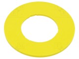Tăbliţă Descriptivă Plastic Galben 45x45mm