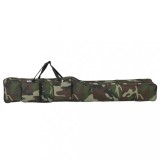 VidaXL Geantă pentru undiță, verde camuflaj, 160 cm, țesătură oxford