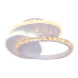 Lustra LED HOLLANCE, 24W, 3 Elemente, lumina Rece/Calda/Neutra, Alb