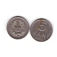 Romania 1963 - 5 bani, circulata