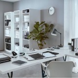 Suport documente vertical Leitz WOW mov metalizat