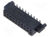 Conector PCB-PCB mamă 20 pini 1,27mm SFM aurit SMT 3,7A SAMTEC