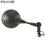 Oglinda (retrovizor) dreapta-stanga (reglabila + pliabila) - universala - culoare: negru (RMS)