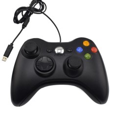 Controller cu fir pentru XBOX 360 / PC - Negru - 60182 foto