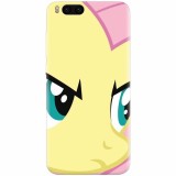 Husa silicon pentru Xiaomi Mi 6, Close Up Fluttershy My Little Pony Friendship Is Magic