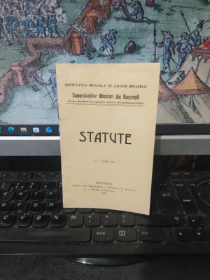 Societatea Mutuală de Ajutor reciproc a Comercianților Măcelari din București, pentru despăgubirea pagubelor..., Statute, București 1913, 069 foto