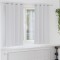 vidaXL Perdele cu perdele 2 pcs Gri deschis 175 x 140 cm Poliester