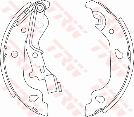 TRW GS8687 Set saboti frana