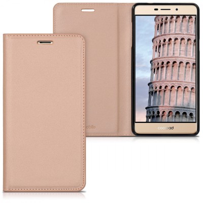 Husa pentru Coolpad Modena 2, Piele ecologica, Roz, 40293.81 foto